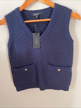 rag & bone Cotton-blend Knitted Vest